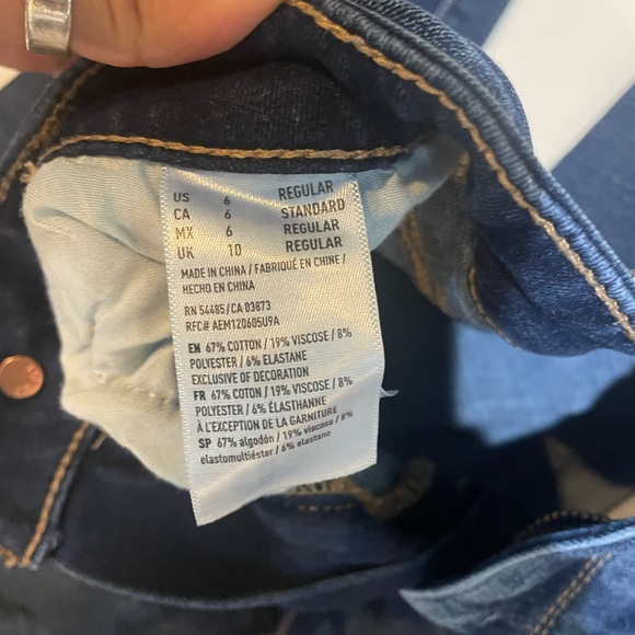 american eagle dark ripped jeans - Picture 3 of 3